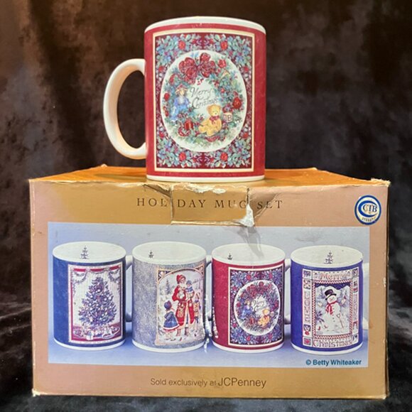 Betty Whiteaker Collectible Holiday Mug set - Picture 2 of 8